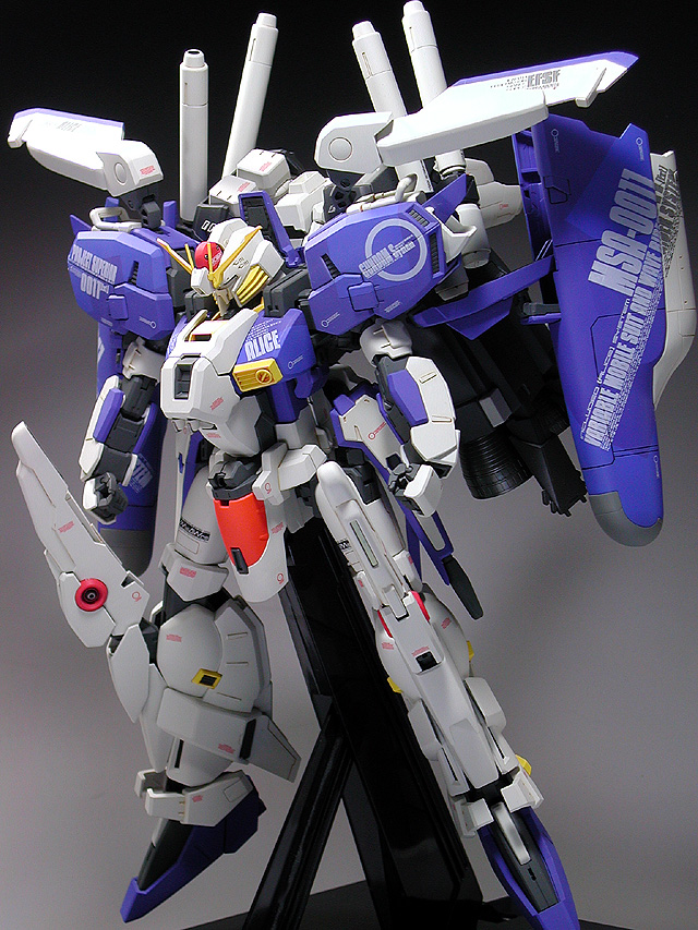 アンテナのシャープ化実施MG 1/100 デュエル ガンダム 改造パーツ使用 ...