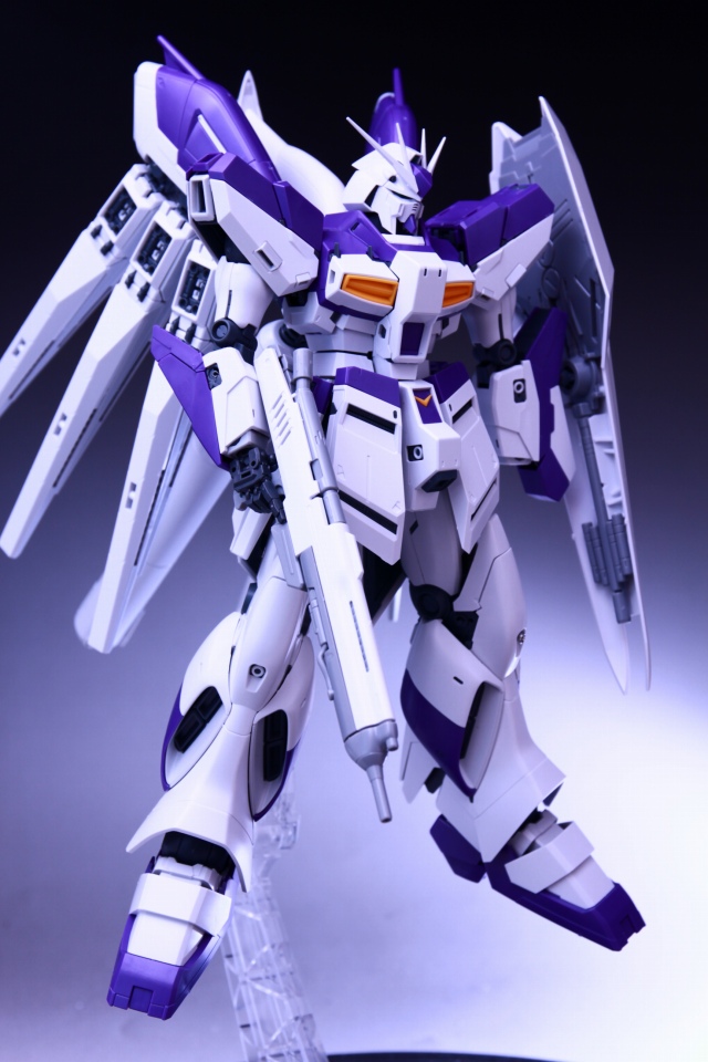 ハイニューガンダムMG ver.ka ガンプラ黒の台座は付属しません