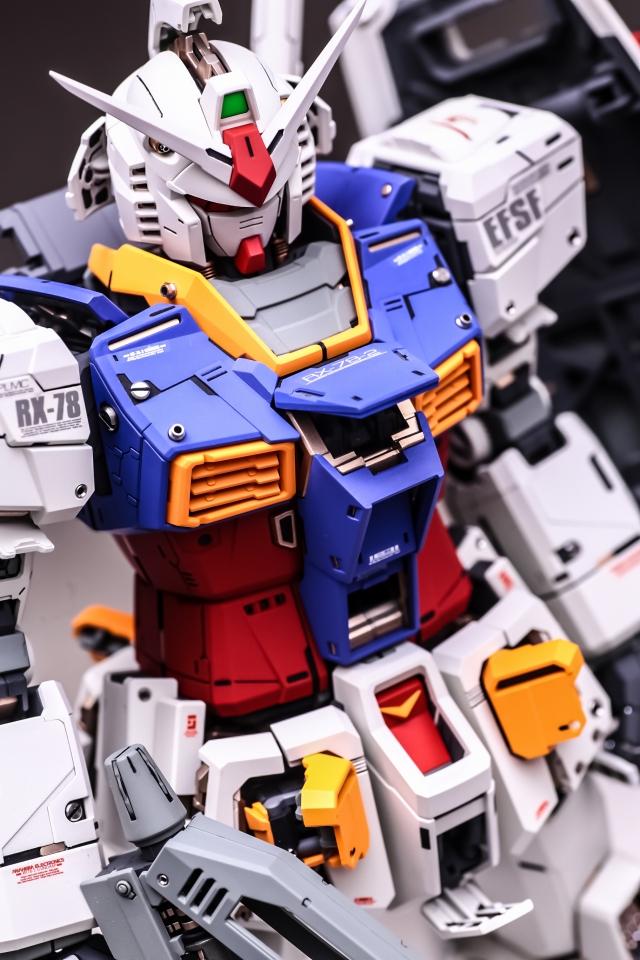 【通販在庫あ】MG ガンダム RX-78-2 徹底改修完成品 自作連邦台座付属　他多数同時出品中 ① 完成品